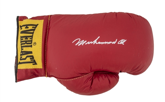 Muhammad Ali Signed Boxing Glove (Beckett GEM MT 10)